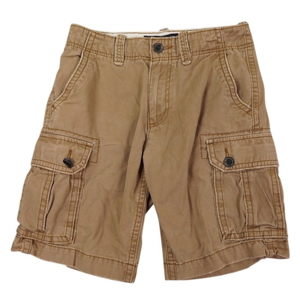 American Eagle Cargo Short Men 28x30 Brown Khaki Utility Outdoor Rugged Gorpcore